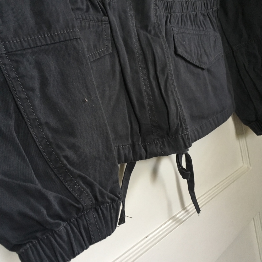 NWT LOFT Utility Jacket, Navy - Picture 2 of 5